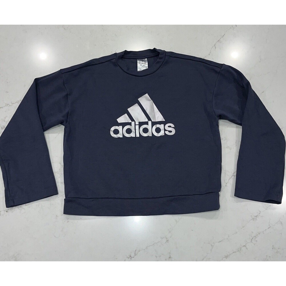 Adidas x Zoe Saldana Womens Medium Crew Neck Sweatshirt Loose FIt Flare Sleeves